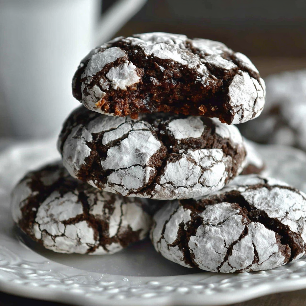 Deliciously Soft Chocolate Crinkle Cookies to Bake