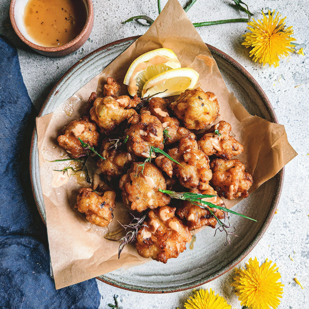 Delightful Dandelion Fritters to Savor