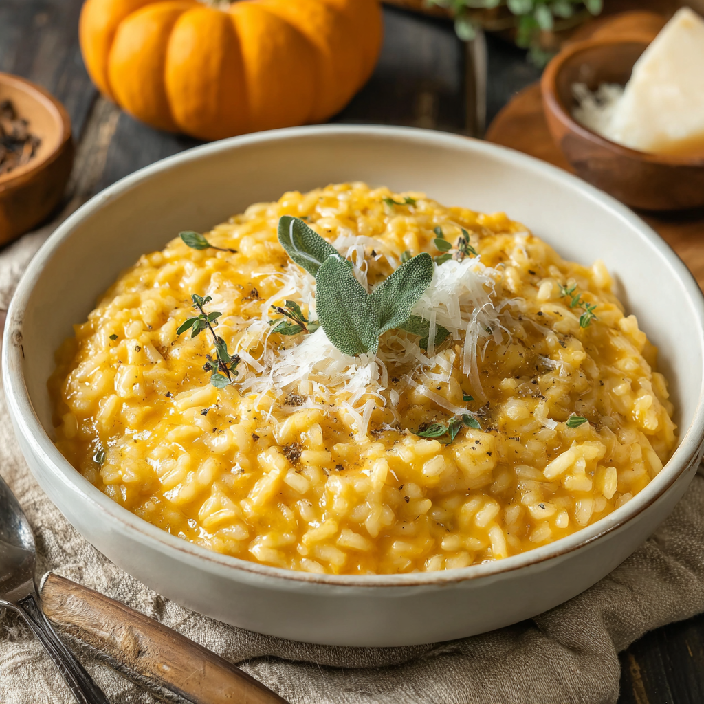 Savor the Warmth of Pumpkin Risotto This Fall