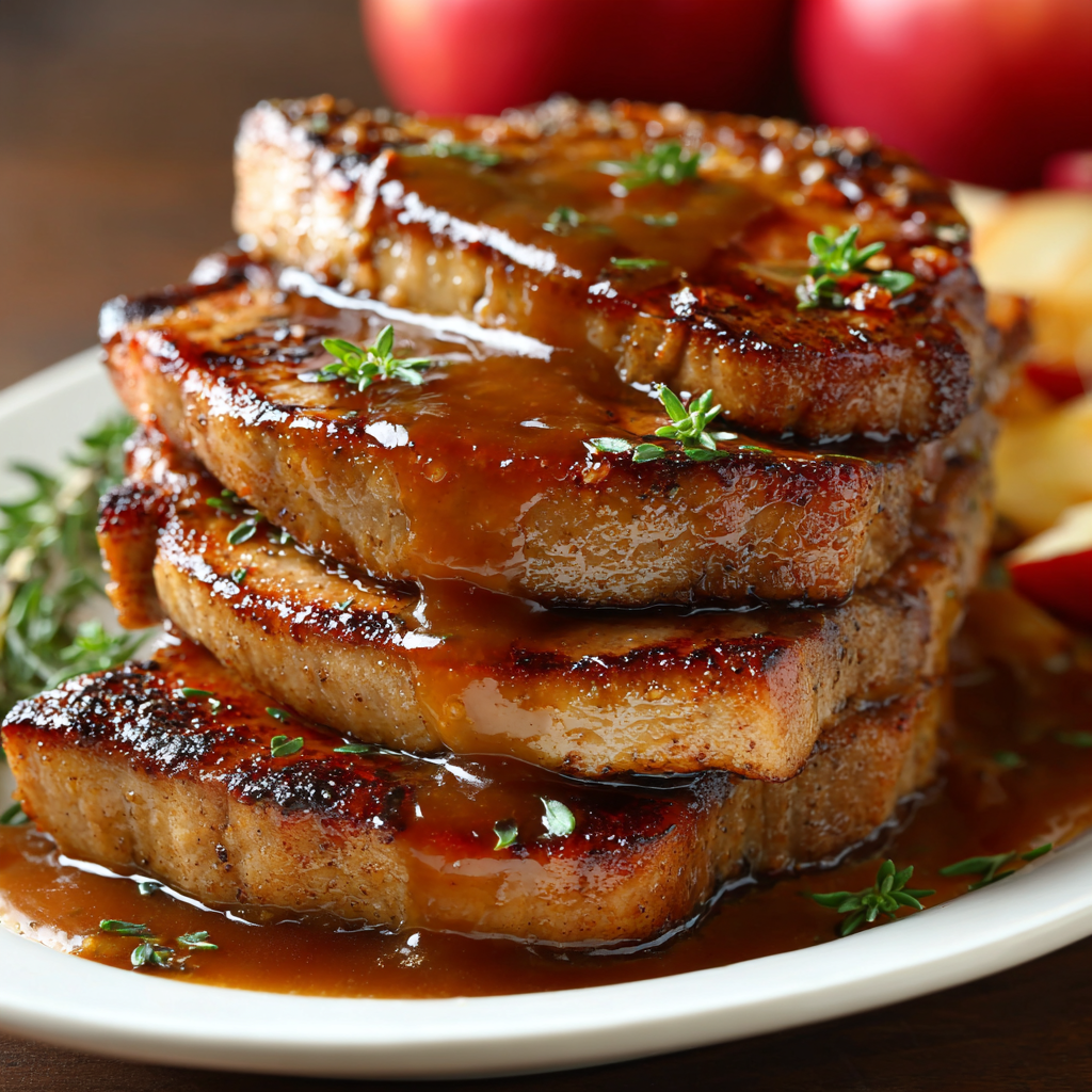Savory Apple Cider Braised Pork Chops Recipe